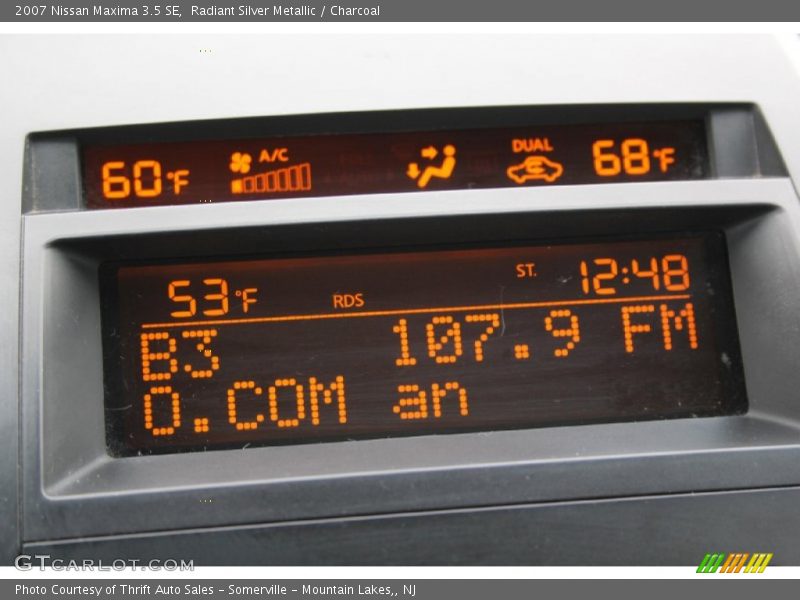 Radiant Silver Metallic / Charcoal 2007 Nissan Maxima 3.5 SE
