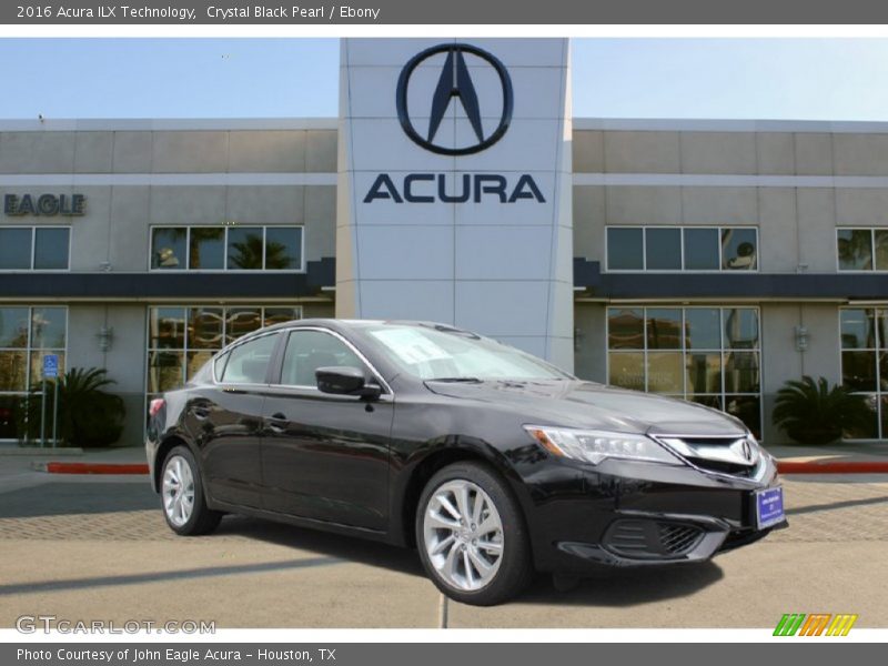 Crystal Black Pearl / Ebony 2016 Acura ILX Technology