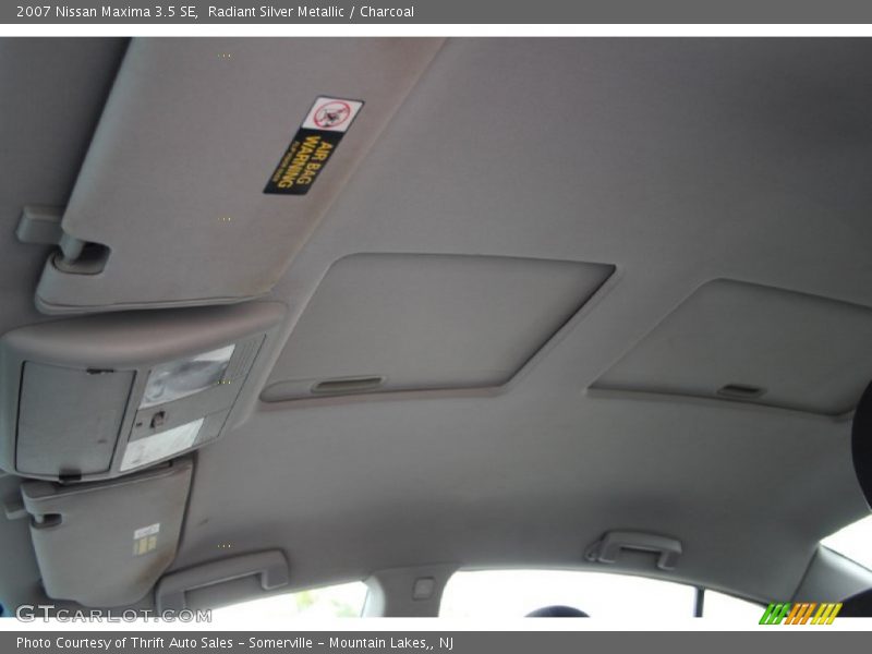Radiant Silver Metallic / Charcoal 2007 Nissan Maxima 3.5 SE