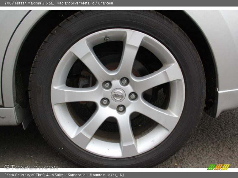 Radiant Silver Metallic / Charcoal 2007 Nissan Maxima 3.5 SE