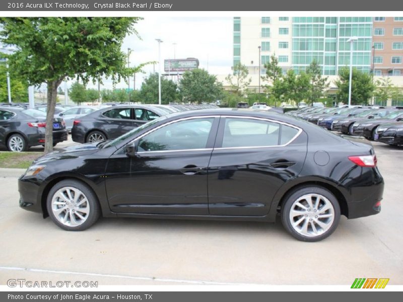 Crystal Black Pearl / Ebony 2016 Acura ILX Technology