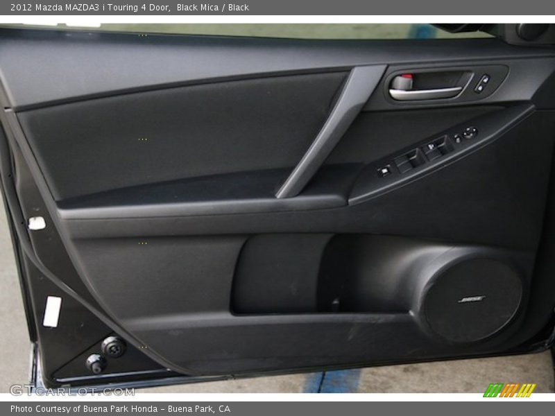 Black Mica / Black 2012 Mazda MAZDA3 i Touring 4 Door