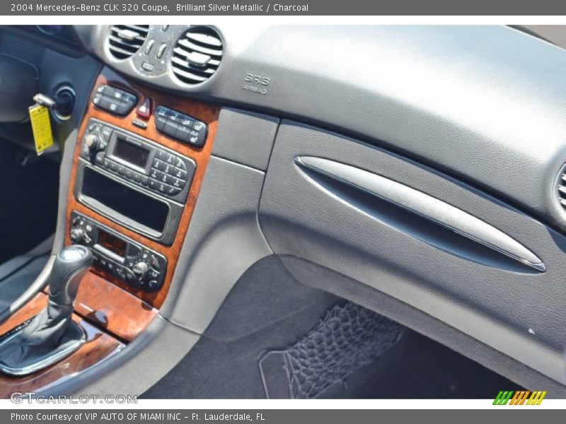 Brilliant Silver Metallic / Charcoal 2004 Mercedes-Benz CLK 320 Coupe