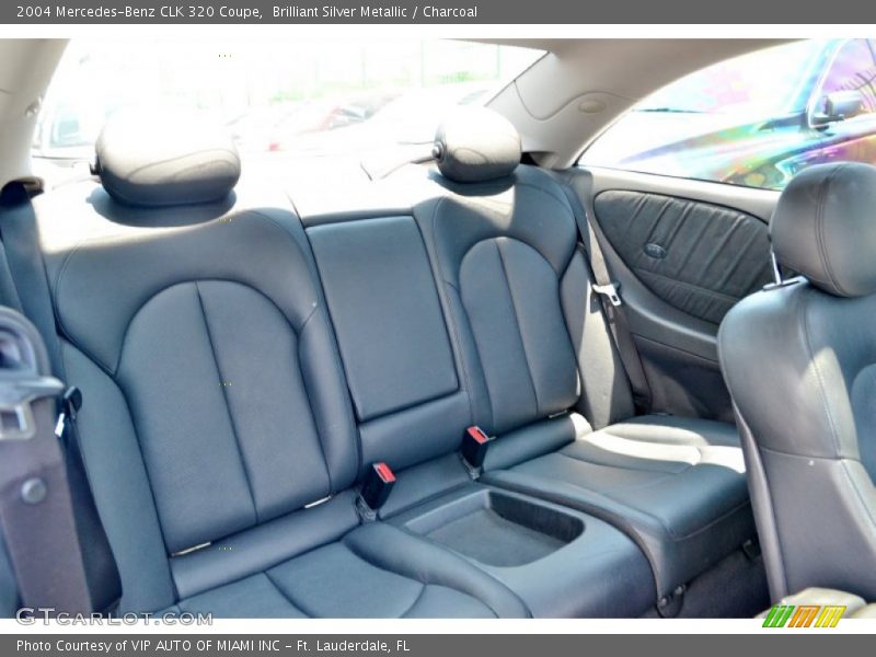 Brilliant Silver Metallic / Charcoal 2004 Mercedes-Benz CLK 320 Coupe