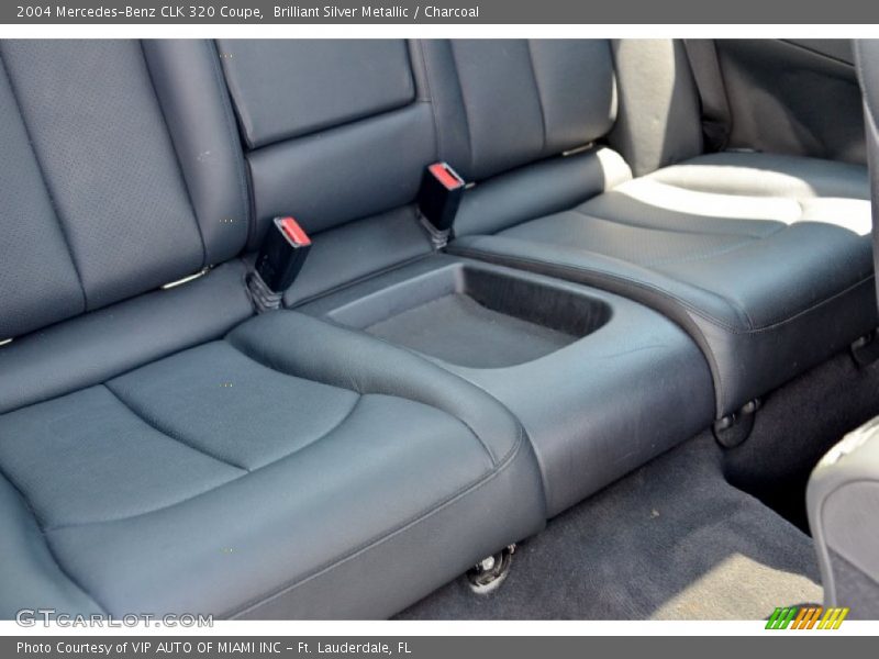 Brilliant Silver Metallic / Charcoal 2004 Mercedes-Benz CLK 320 Coupe