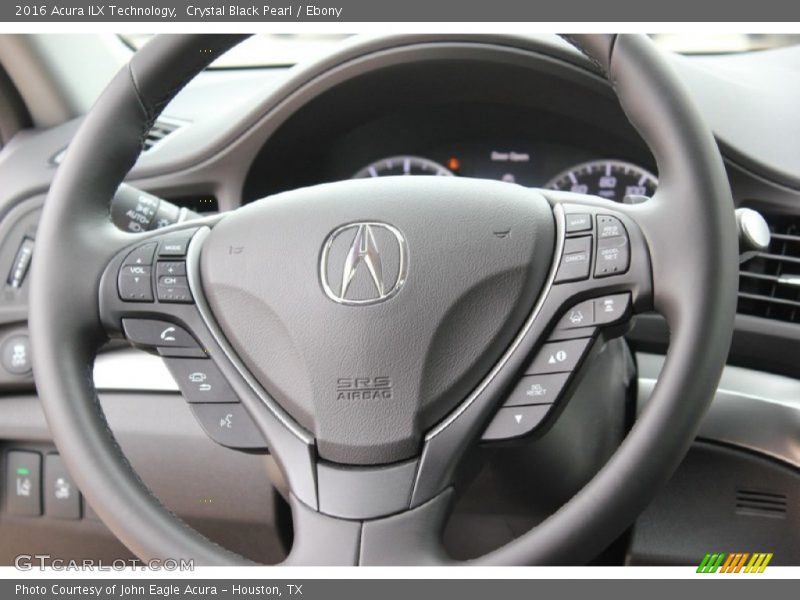 Crystal Black Pearl / Ebony 2016 Acura ILX Technology