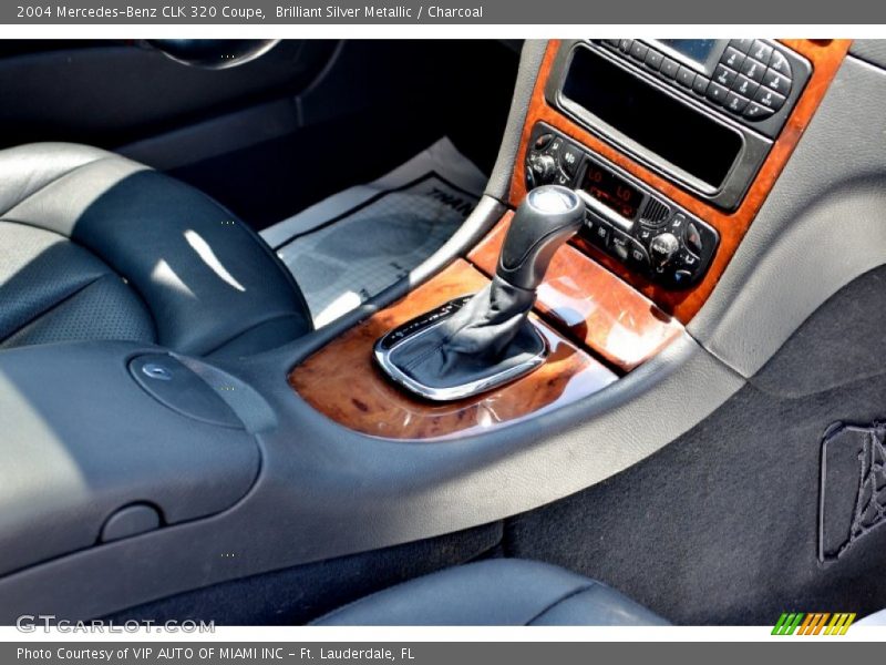 Brilliant Silver Metallic / Charcoal 2004 Mercedes-Benz CLK 320 Coupe
