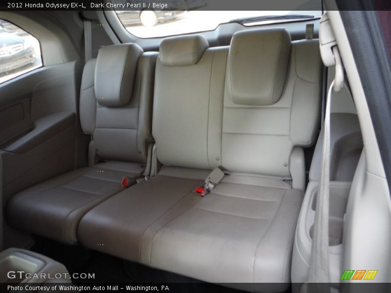Dark Cherry Pearl II / Beige 2012 Honda Odyssey EX-L
