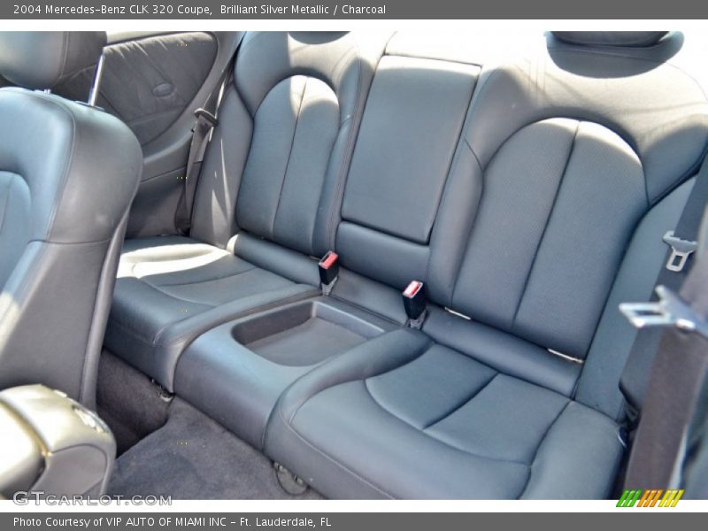 Brilliant Silver Metallic / Charcoal 2004 Mercedes-Benz CLK 320 Coupe