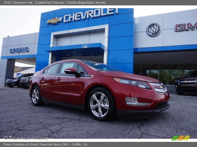 Crystal Red Tintcoat / Pebble Beige/Dark Accents 2015 Chevrolet Volt