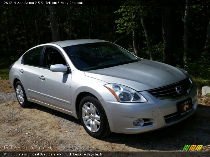 Brilliant Silver / Charcoal 2012 Nissan Altima 2.5 S