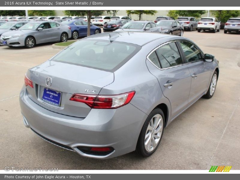 Slate Silver Metallic / Ebony 2016 Acura ILX Technology