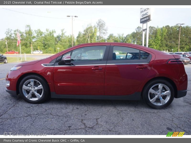 Crystal Red Tintcoat / Pebble Beige/Dark Accents 2015 Chevrolet Volt