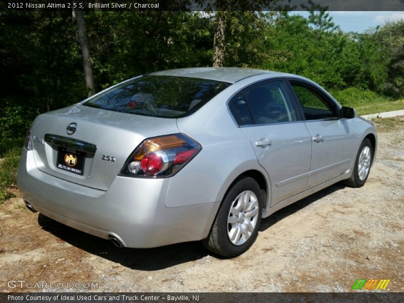 Brilliant Silver / Charcoal 2012 Nissan Altima 2.5 S