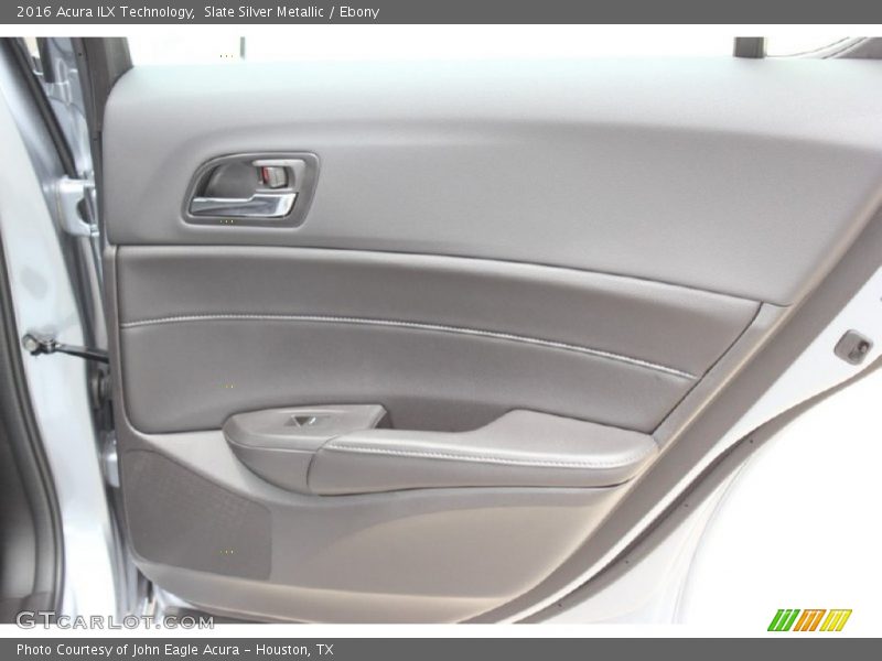 Slate Silver Metallic / Ebony 2016 Acura ILX Technology