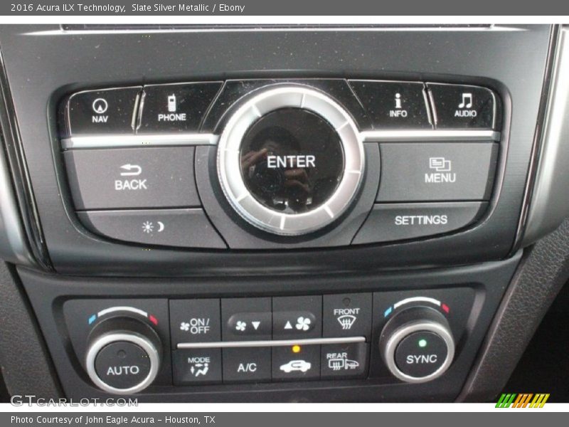 Slate Silver Metallic / Ebony 2016 Acura ILX Technology