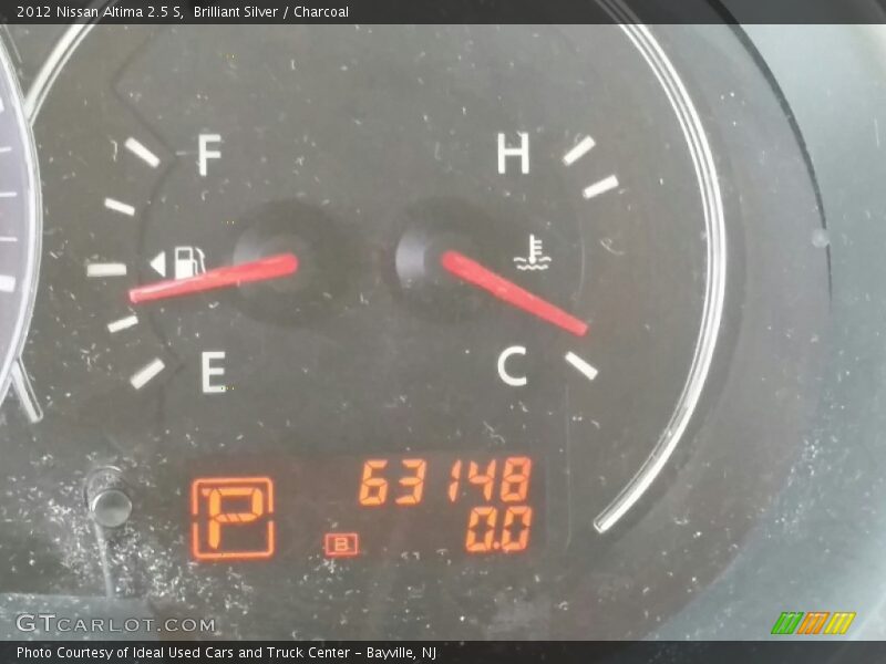 Brilliant Silver / Charcoal 2012 Nissan Altima 2.5 S