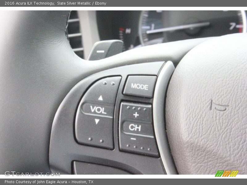 Slate Silver Metallic / Ebony 2016 Acura ILX Technology