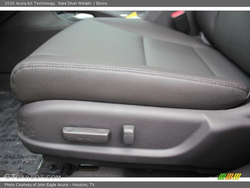 Slate Silver Metallic / Ebony 2016 Acura ILX Technology