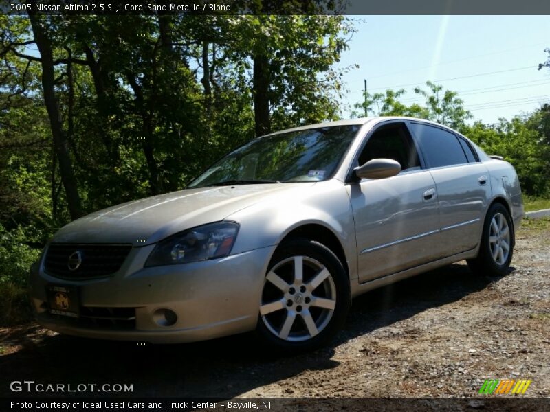 Coral Sand Metallic / Blond 2005 Nissan Altima 2.5 SL