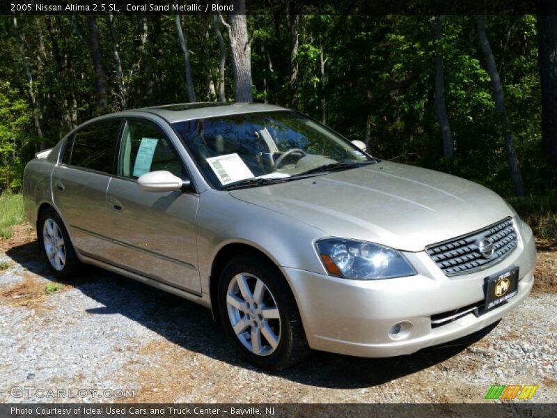 Coral Sand Metallic / Blond 2005 Nissan Altima 2.5 SL