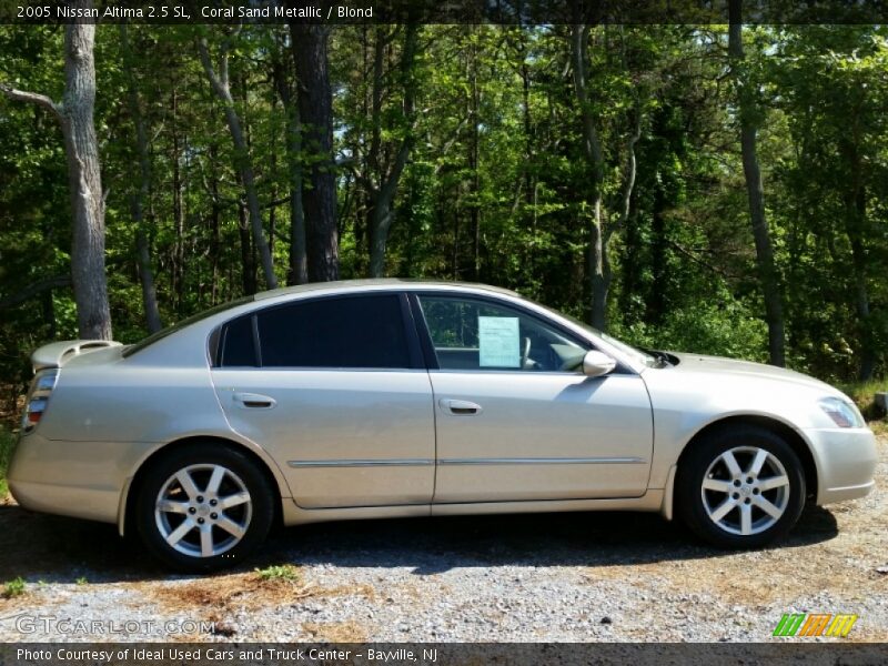 Coral Sand Metallic / Blond 2005 Nissan Altima 2.5 SL