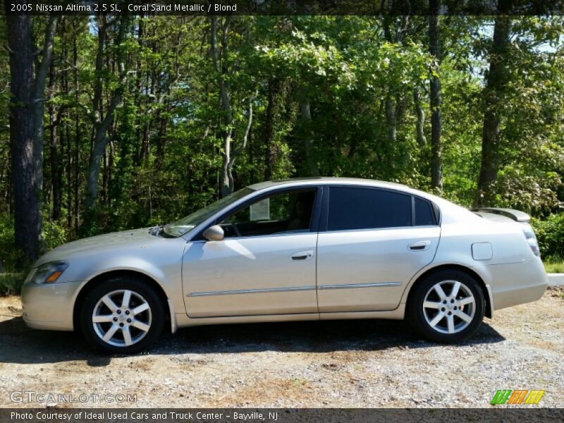 Coral Sand Metallic / Blond 2005 Nissan Altima 2.5 SL