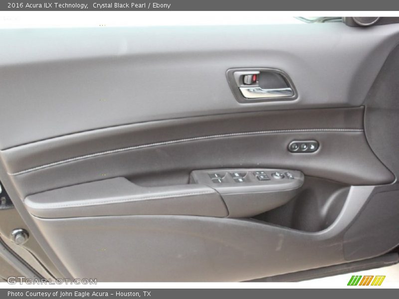 Crystal Black Pearl / Ebony 2016 Acura ILX Technology