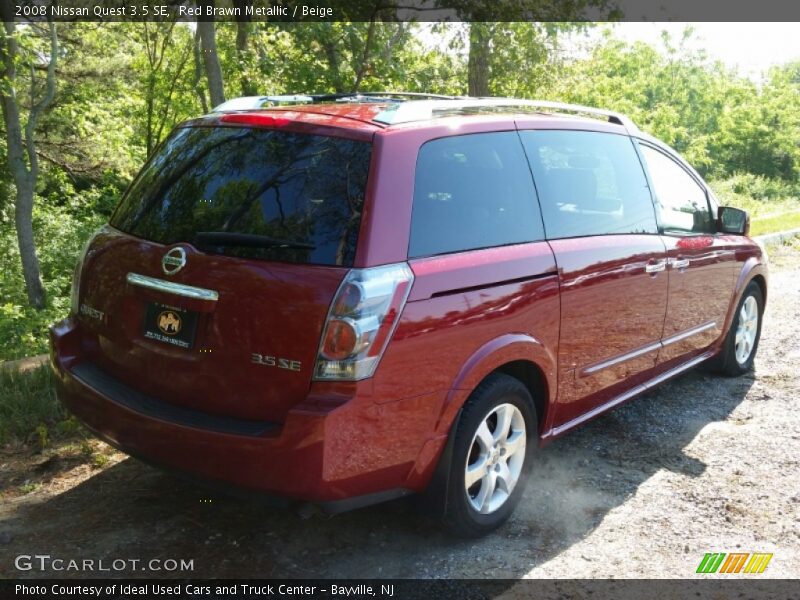 Red Brawn Metallic / Beige 2008 Nissan Quest 3.5 SE