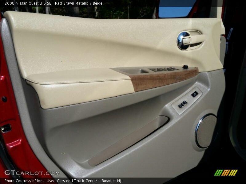 Red Brawn Metallic / Beige 2008 Nissan Quest 3.5 SE