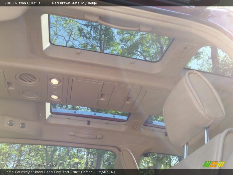 Red Brawn Metallic / Beige 2008 Nissan Quest 3.5 SE