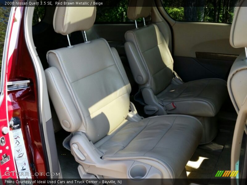 Red Brawn Metallic / Beige 2008 Nissan Quest 3.5 SE