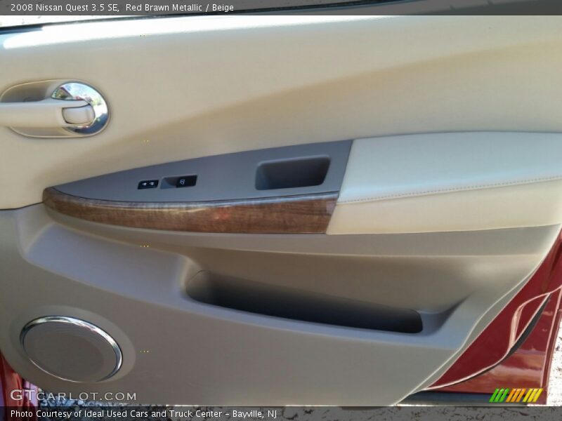 Red Brawn Metallic / Beige 2008 Nissan Quest 3.5 SE