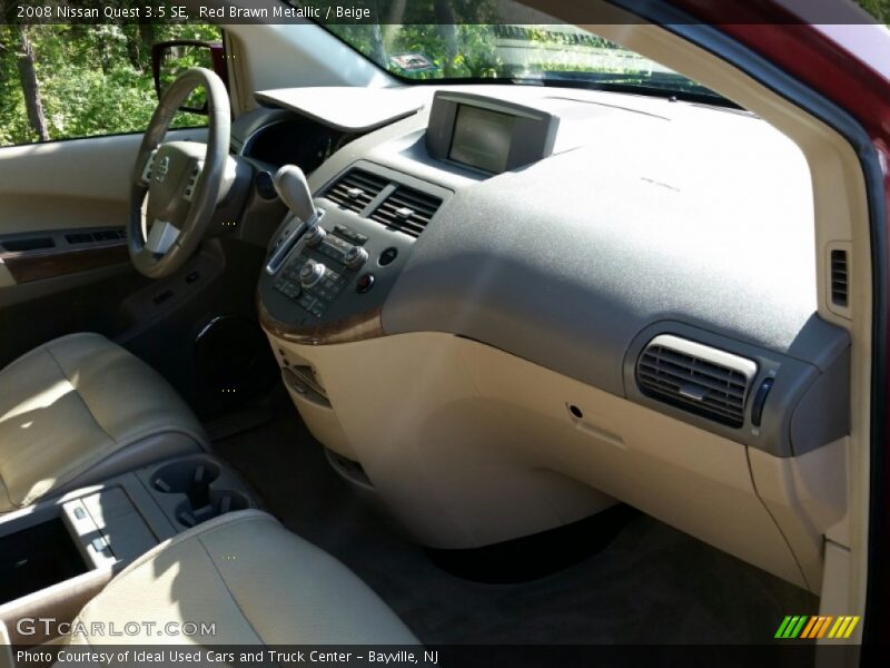 Red Brawn Metallic / Beige 2008 Nissan Quest 3.5 SE