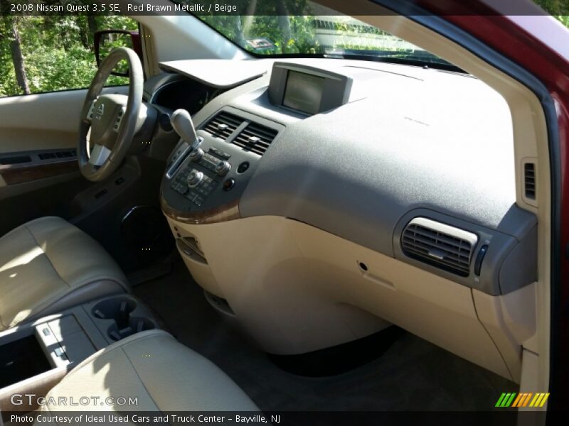 Red Brawn Metallic / Beige 2008 Nissan Quest 3.5 SE