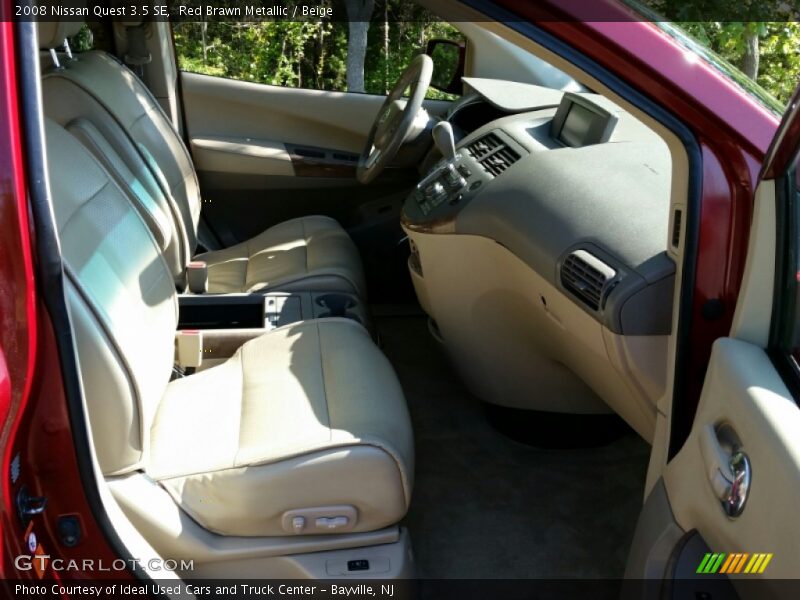 Red Brawn Metallic / Beige 2008 Nissan Quest 3.5 SE