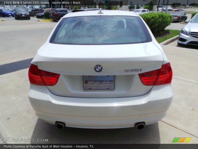 Alpine White / Black 2009 BMW 3 Series 335i Sedan