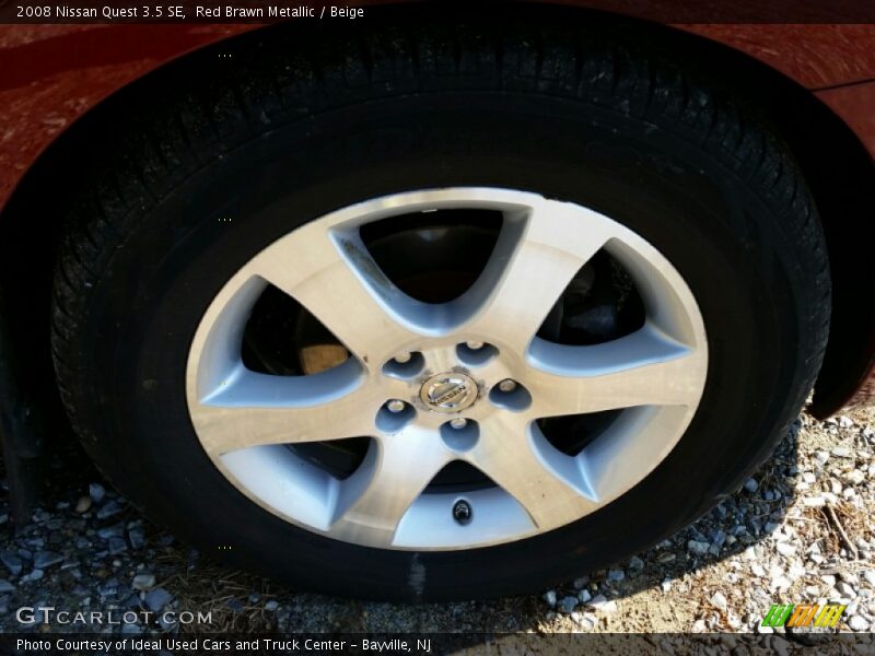 Red Brawn Metallic / Beige 2008 Nissan Quest 3.5 SE