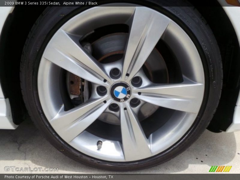 Alpine White / Black 2009 BMW 3 Series 335i Sedan