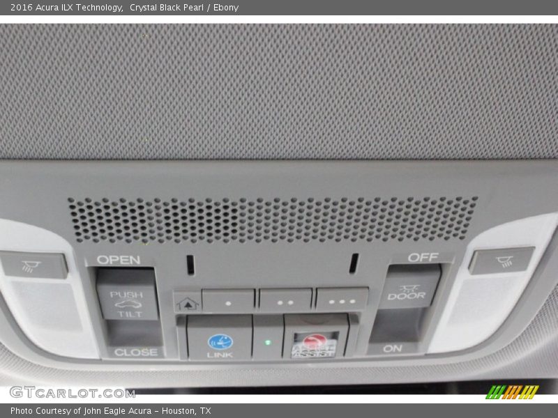Crystal Black Pearl / Ebony 2016 Acura ILX Technology