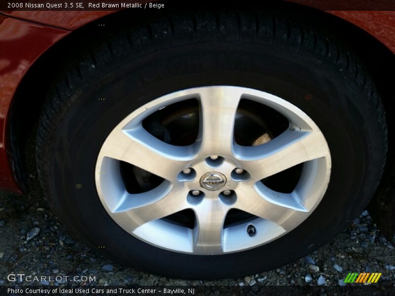 Red Brawn Metallic / Beige 2008 Nissan Quest 3.5 SE