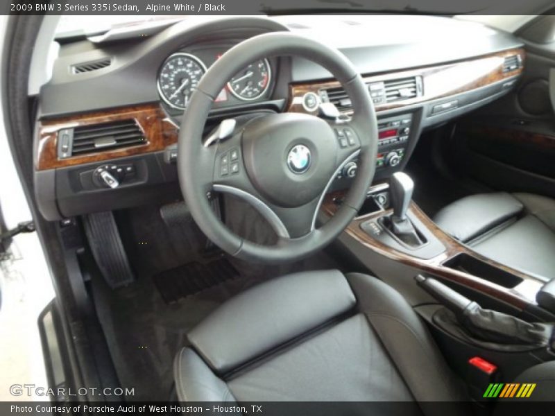 Alpine White / Black 2009 BMW 3 Series 335i Sedan