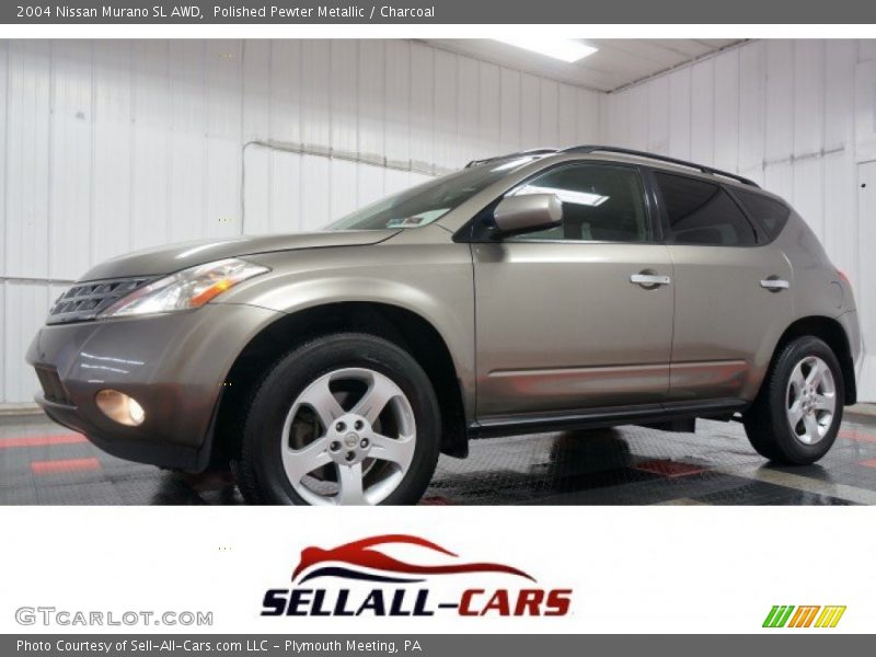 Polished Pewter Metallic / Charcoal 2004 Nissan Murano SL AWD