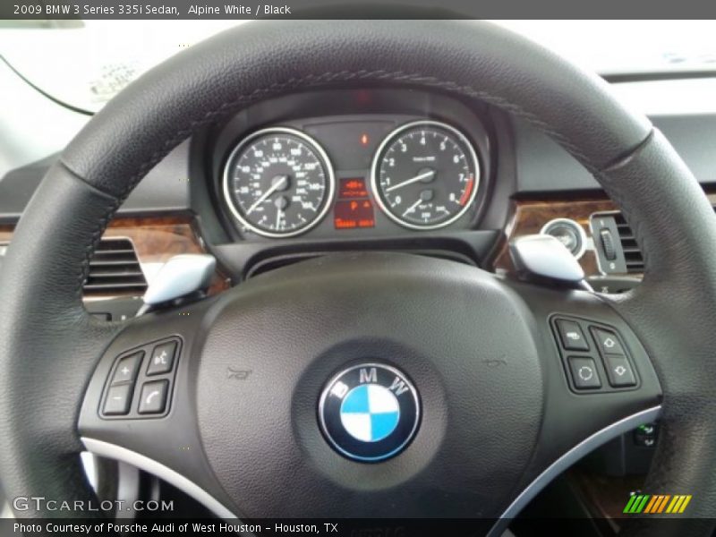 Alpine White / Black 2009 BMW 3 Series 335i Sedan
