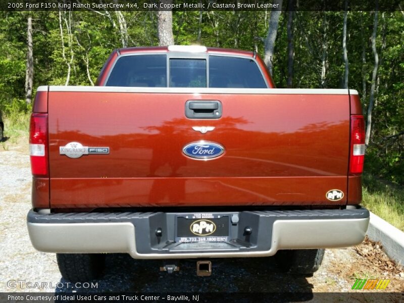 Dark Copper Metallic / Castano Brown Leather 2005 Ford F150 King Ranch SuperCrew 4x4