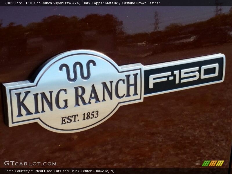 Dark Copper Metallic / Castano Brown Leather 2005 Ford F150 King Ranch SuperCrew 4x4