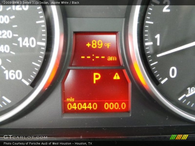 Alpine White / Black 2009 BMW 3 Series 335i Sedan