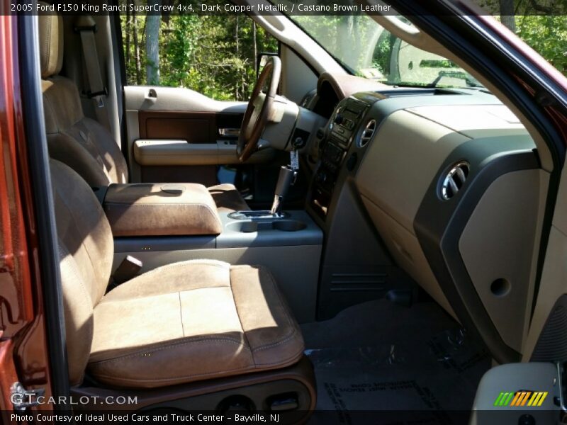 Dark Copper Metallic / Castano Brown Leather 2005 Ford F150 King Ranch SuperCrew 4x4