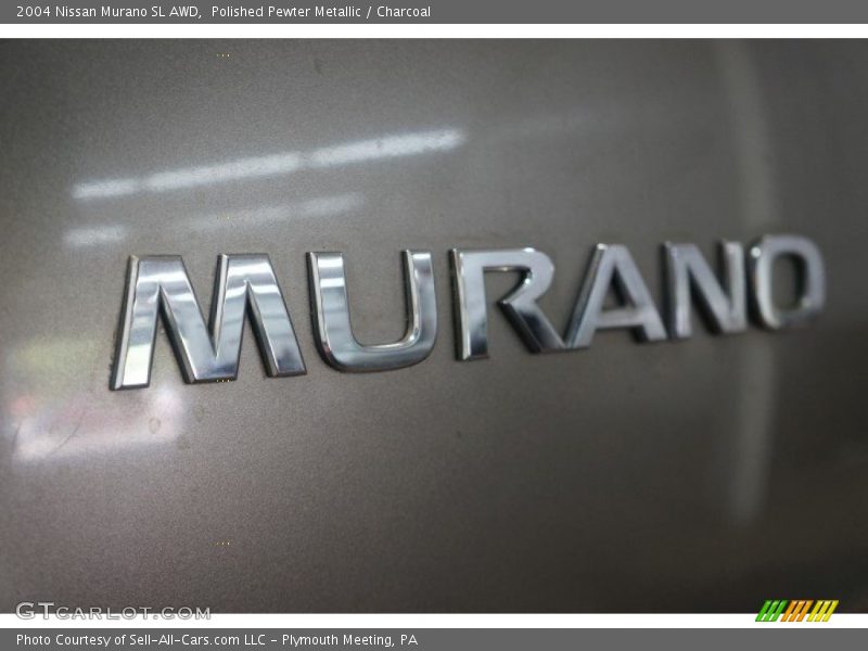 Polished Pewter Metallic / Charcoal 2004 Nissan Murano SL AWD