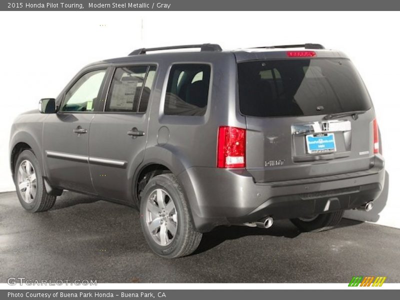 Modern Steel Metallic / Gray 2015 Honda Pilot Touring